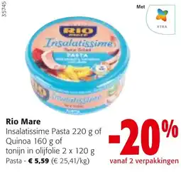 Colruyt Rio Mare Insalatissime Pasta aanbieding
