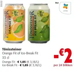 Colruyt Tönissteiner Orange Fit of Ice-Break Fit aanbieding