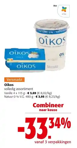 Colruyt Oikos volledig assortiment aanbieding