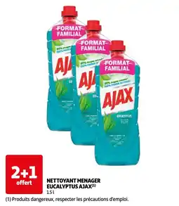 Auchan Nettoyant menager eucalyptus ajax aanbieding