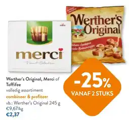 OKay Werther's Original, Merci of Toffifee aanbieding
