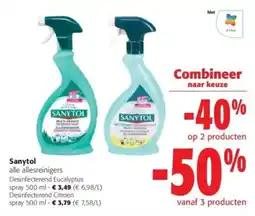 Colruyt Sanytol alle allesreinigers aanbieding