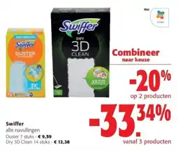 Colruyt Swiffer alle navullingen aanbieding