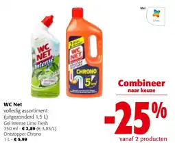 Colruyt WC Net volledig assortiment aanbieding