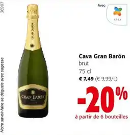 Colruyt Cava Gran Barón aanbieding
