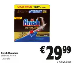 Colruyt Finish Quantum Ultimate All-in-1 aanbieding