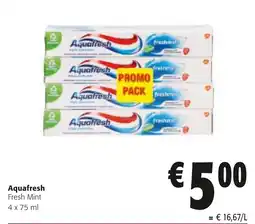 Colruyt Aquafresh Fresh Mint aanbieding