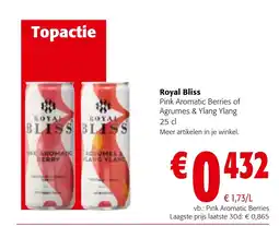 Colruyt Royal bliss pink aromatic berries of agrumes & ylang ylang aanbieding