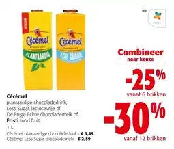 Colruyt Cécémel plantaardige chocoladetrink aanbieding