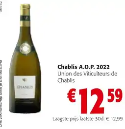 Colruyt Chablis A.O.P. 2022 aanbieding
