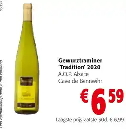 Colruyt Gewurztraminer 'Tradition' 2020 aanbieding