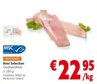 Colruyt Boni Selection roodbaarsfilets aanbieding