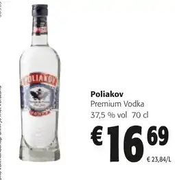 Colruyt Poliakov Premium Vodka aanbieding