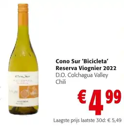 Colruyt Cono Sur 'Bicicleta' Reserva Viognier 2022 aanbieding