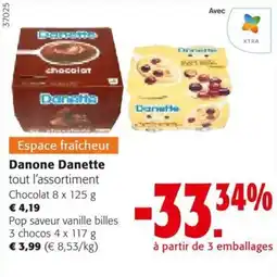 Colruyt Danone Danette tout l'assortiment aanbieding