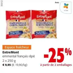 Colruyt EntreMont emmental français râpé aanbieding
