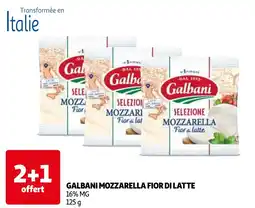 Auchan galbani mozzarella fior di latte aanbieding