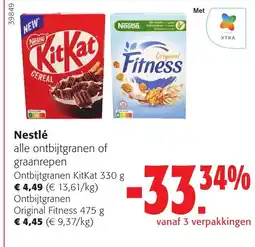 Colruyt Nestlé alle ontbijtgranen of graanrepken aanbieding