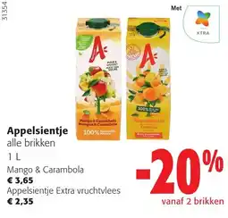 Colruyt Appelsientje alle brikken aanbieding