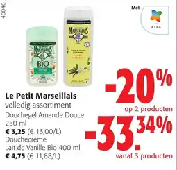 Colruyt Le Petit Marseillais volledig assortiment aanbieding