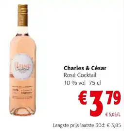 Colruyt Charles & César Rosé Cocktail aanbieding