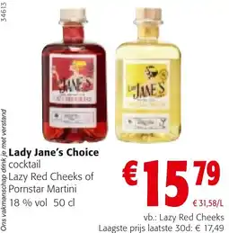 Colruyt Lady Jane's Choice cocktail aanbieding