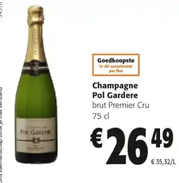 Colruyt Champagne Pol Gardere aanbieding