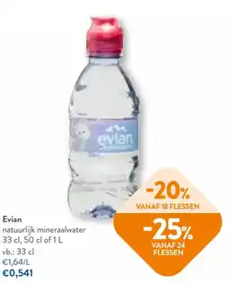 OKay Evian natuurlijk mineraalwater aanbieding