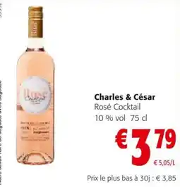 Colruyt Charles & César Rosé Cocktail aanbieding