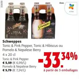 Colruyt Schweppes Tonic aanbieding