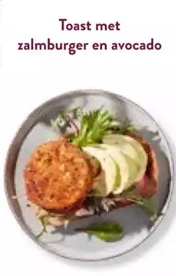 OKay Toast met zalm burger en avocado aanbieding