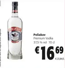 Colruyt Poliakov premium vodka aanbieding