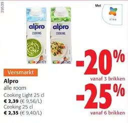 Colruyt Alpro alle room aanbieding