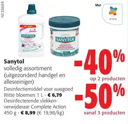 Colruyt Sanytol volledig assortiment aanbieding