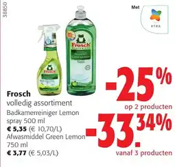 Colruyt Frosch volledig assortiment aanbieding
