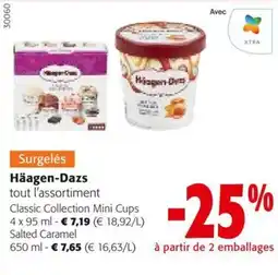 Colruyt Surgelés Häagen-Dazs tout l'assortiment aanbieding