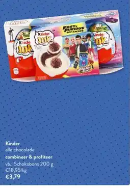 OKay Kinder alle chocolade aanbieding