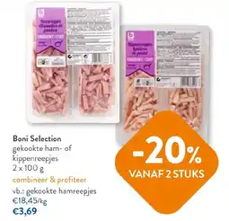 OKay gekookte ham- of kippenreepjes aanbieding