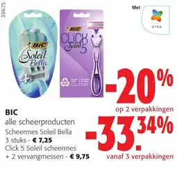 Colruyt BIC alle scheerproducten aanbieding