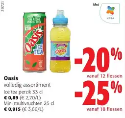 Colruyt Oasis volledig assortiment aanbieding