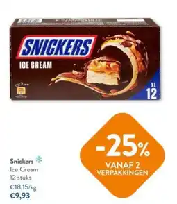 OKay Snickers ice cream aanbieding