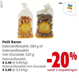 Colruyt Petit Baron botervanillewafels aanbieding