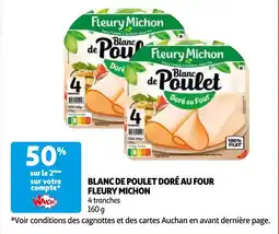 Auchan blanc de poulet doré au four aanbieding