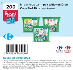 Carrefour Dreft Caps 4in1 aanbieding