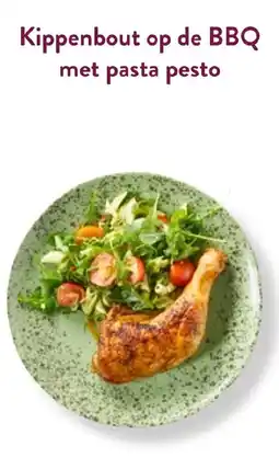 OKay Kippenbout op de BBQ met pasta pesto aanbieding