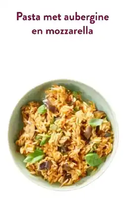 OKay Pasta met aubergine en mozzarella aanbieding