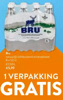 OKay Bru natuurlijk lichtbruisend mineraalwater aanbieding