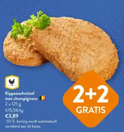 OKay Kippenschnitzel met champignons aanbieding