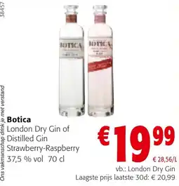 Colruyt Botica London Dry Gin aanbieding
