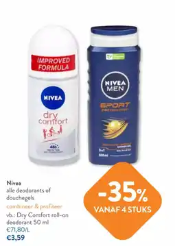 OKay Nivea alle deodorants of douchegels aanbieding